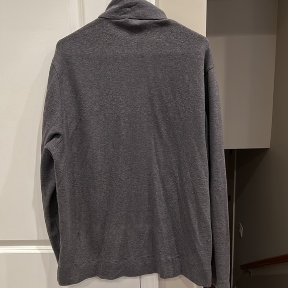 Medium Kenneth Roberts 1/4 Zip Gray Pullover - Picture 2 of 3